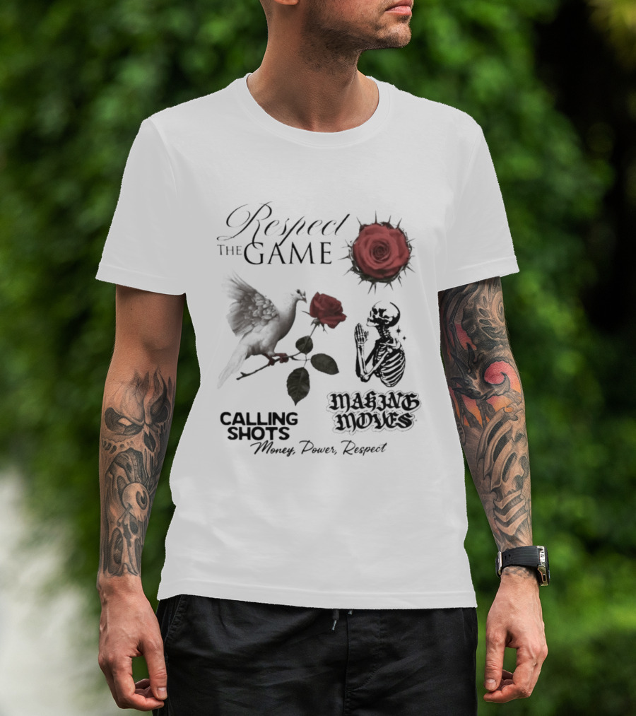 Respect The Game Calling Shots Always Power Thrasher House T-Shirt