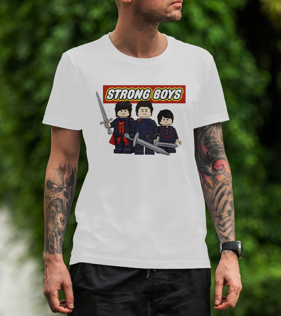 Strong Boys Lego Characters House Of The Dragon Fantasy Figures T-Shirt