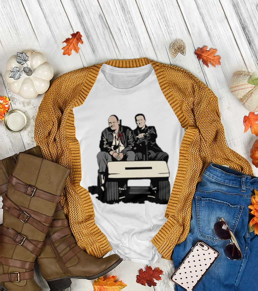 The Sopranos Tony Soprano Furio Giunta Riding Golf Cart Scene T-Shirt