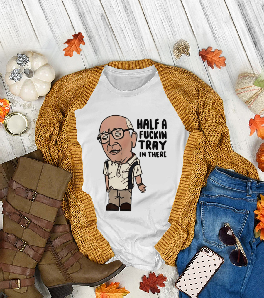The Sopranos Uncle Junior Half A Fuckin Tray In There Cartoon T-Shirt