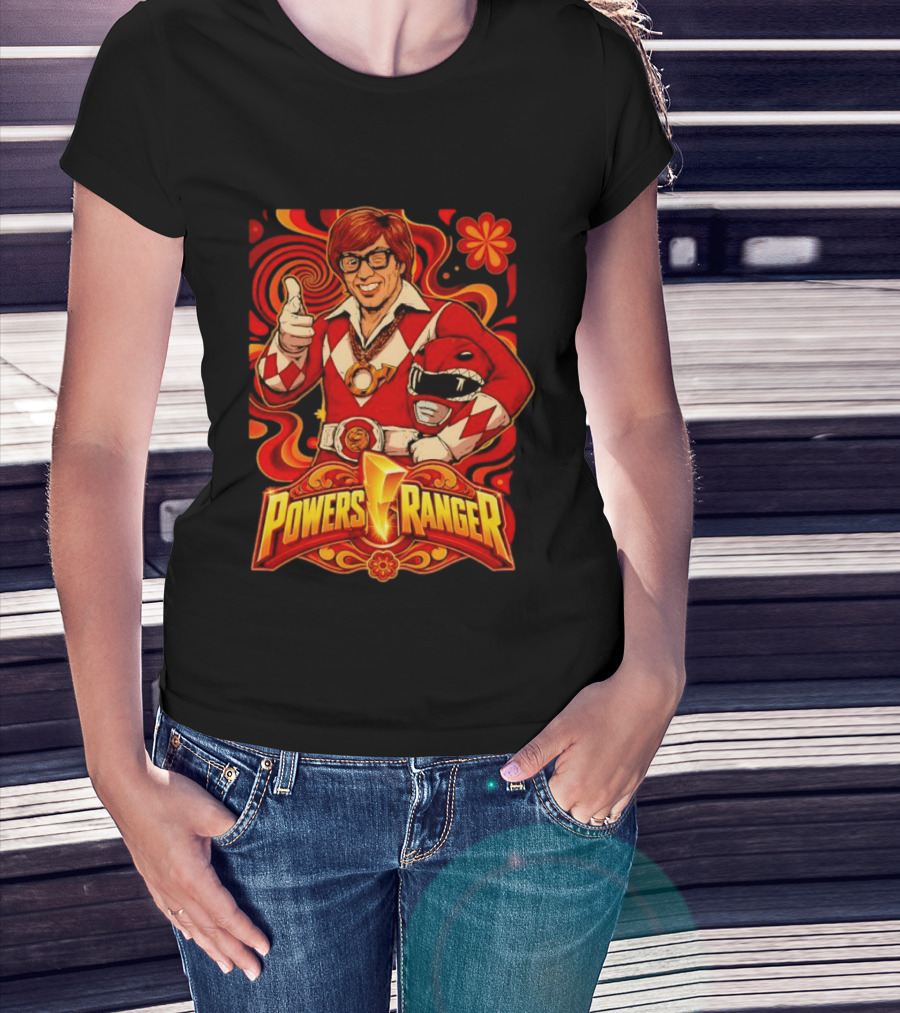 Powers Ranger Austin Powers Power Rangers T-Shirt