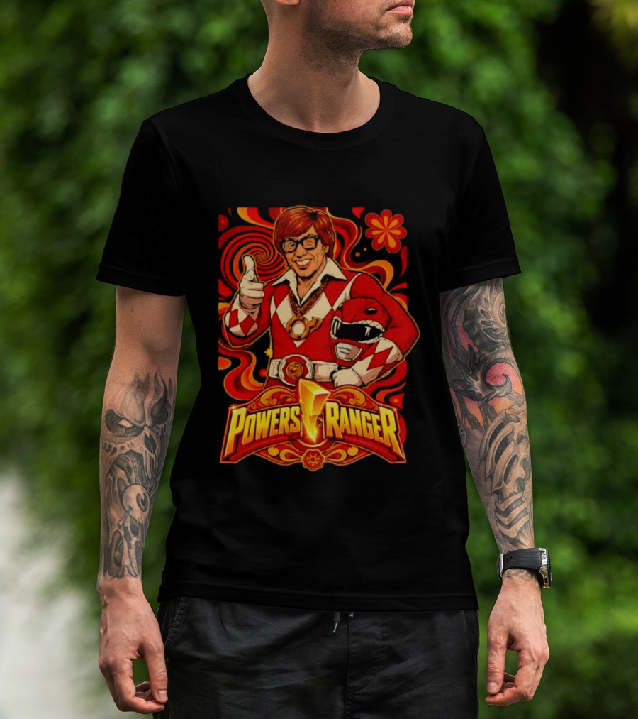 Powers Ranger Austin Powers Power Rangers T-Shirt