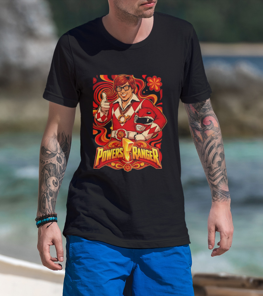 Powers Ranger Austin Powers Power Rangers T-Shirt