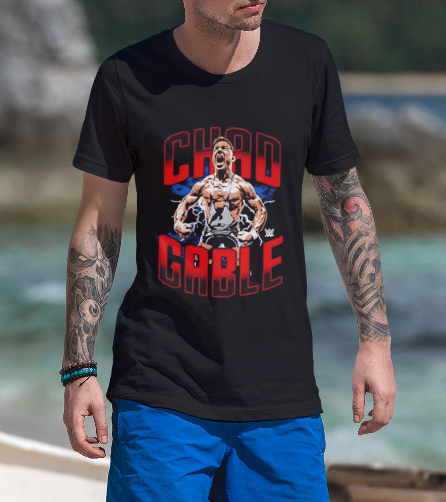 Chad Gable WWE Lightning Scream T-Shirt