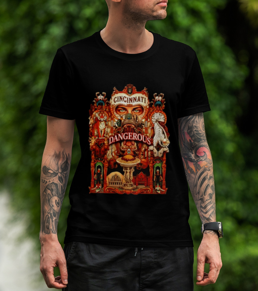 Cincinnati Dangerous Tiger Lord Of The Jungle T-Shirt