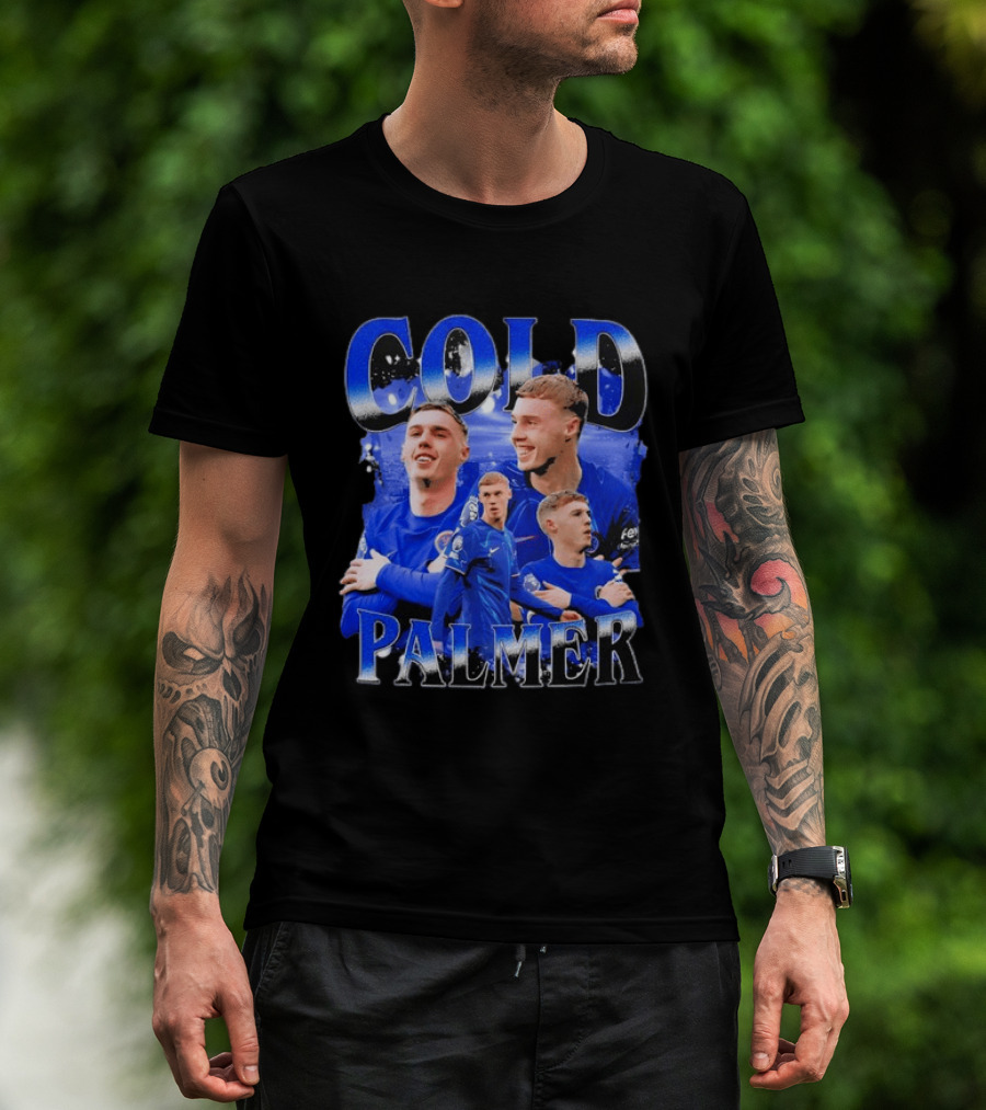 Cole Palmer Chelsea FC Cold Palmer Bootleg Soccer Player T-Shirt