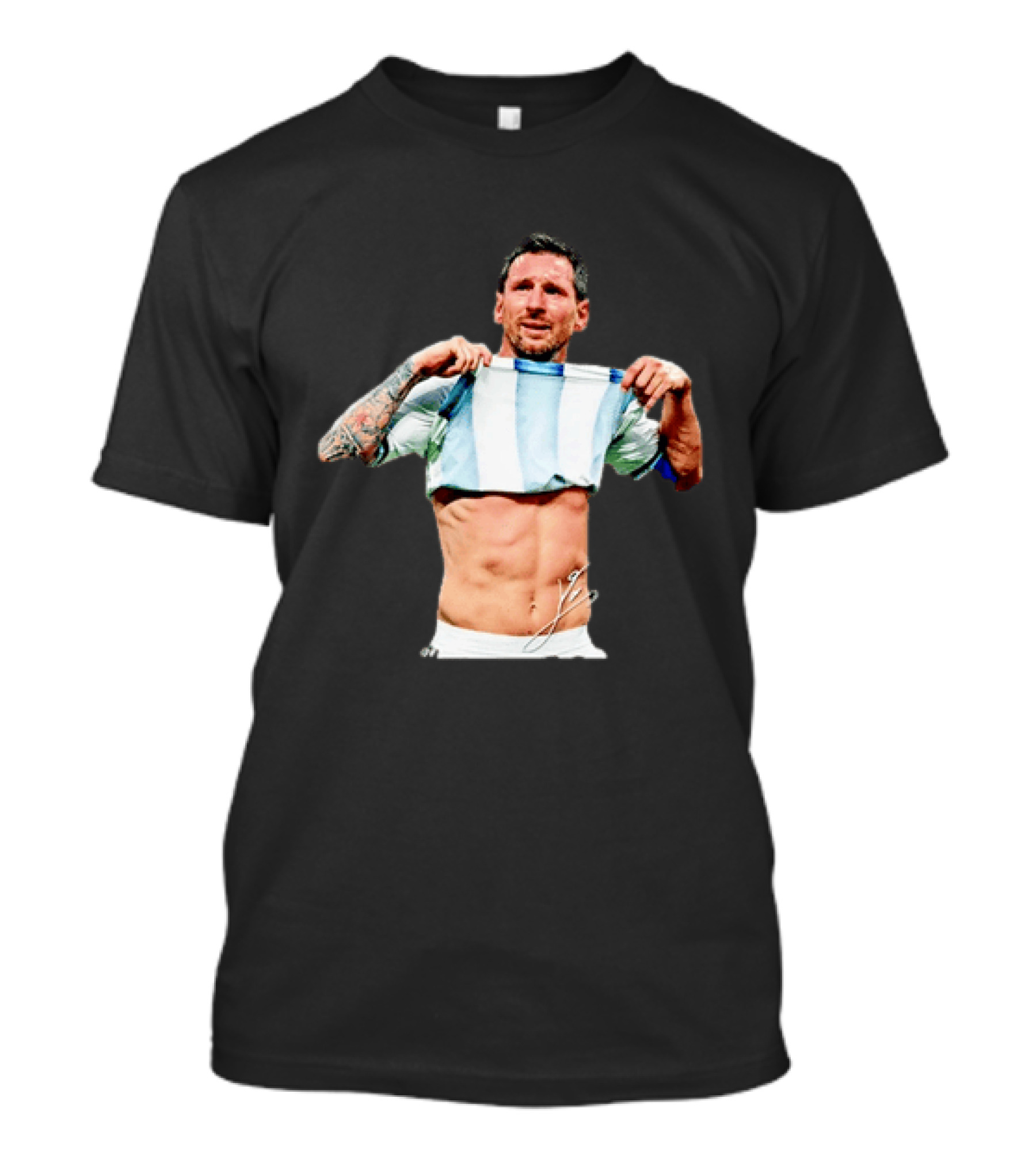 Lionel Messi Celebrates Argentina Soccer Triumph T-Shirt