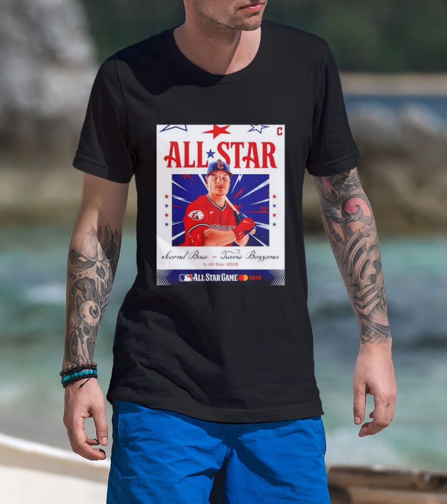 Travis Bazzana 2026 MLB All Star Game Second Base Player Card T-Shirt