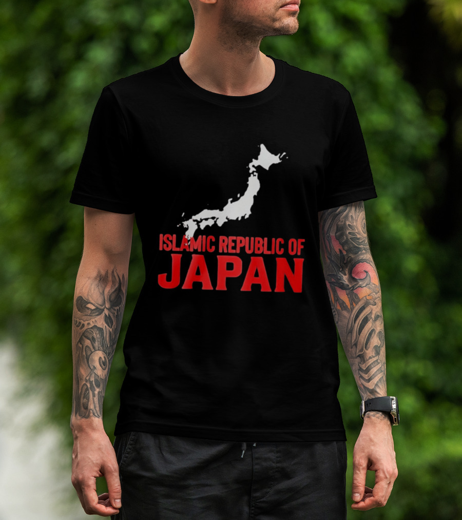 Islamic Republic Of Japan Map 2026 T-Shirt