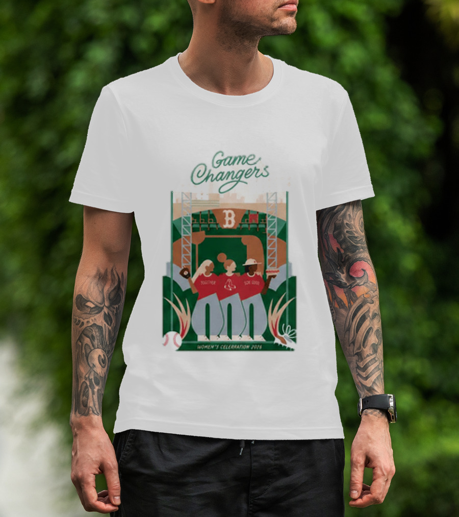 Game Changers Red Sox 2026 Women's Celebration Event Boston Fenway Park T-Shirt
