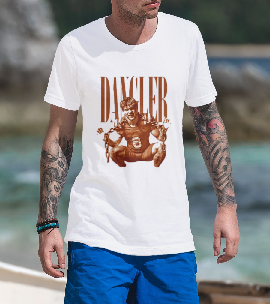 Ronin Dangler No 6 Linebacker Bradenton Florida Chain T-Shirt