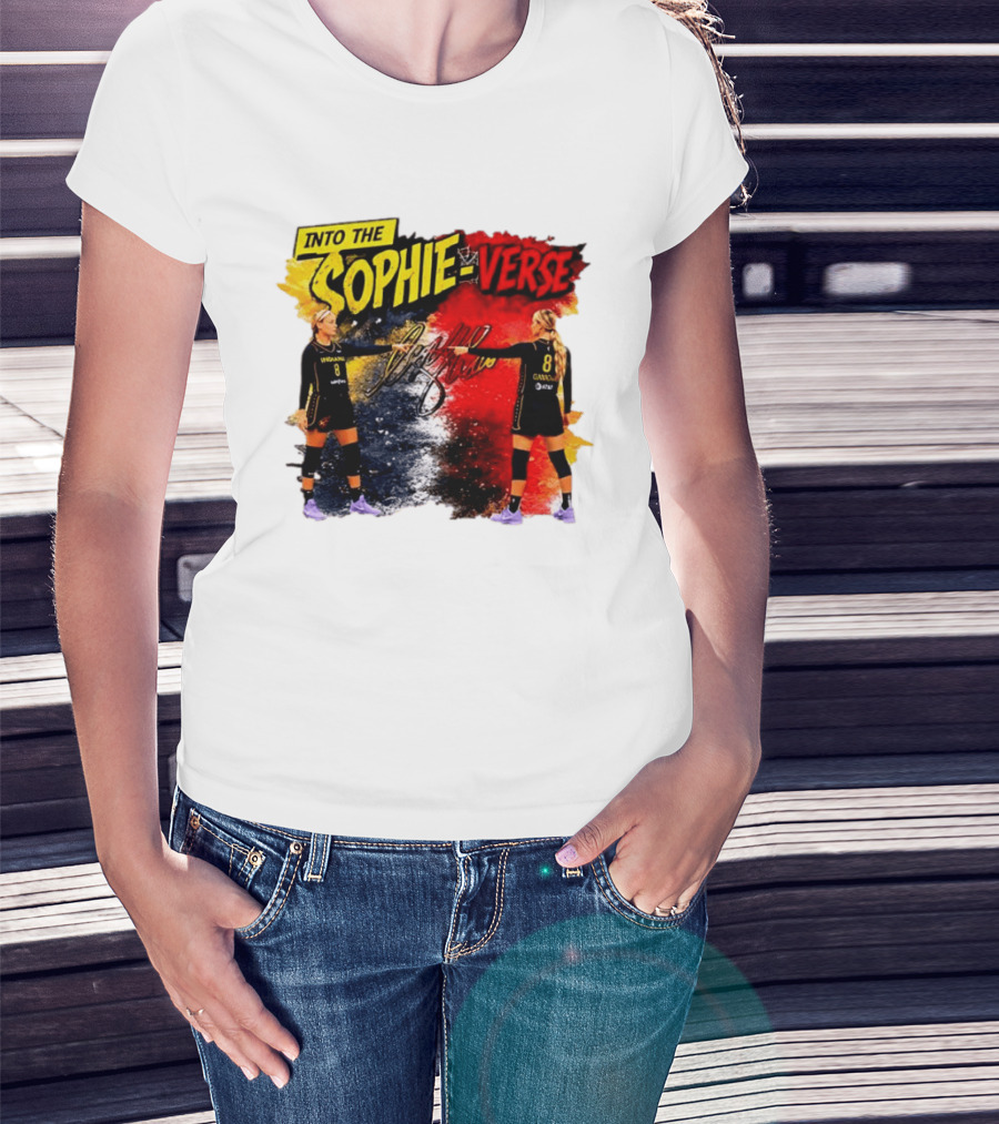 Into The Sophie Verse Sophie Cunningham Indiana Fever WNBA T-Shirt