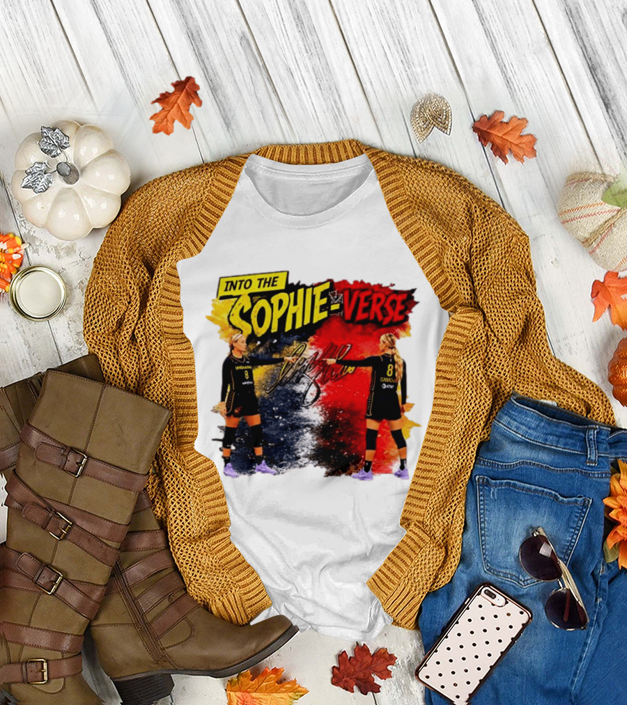 Into The Sophie Verse Sophie Cunningham Indiana Fever WNBA T-Shirt