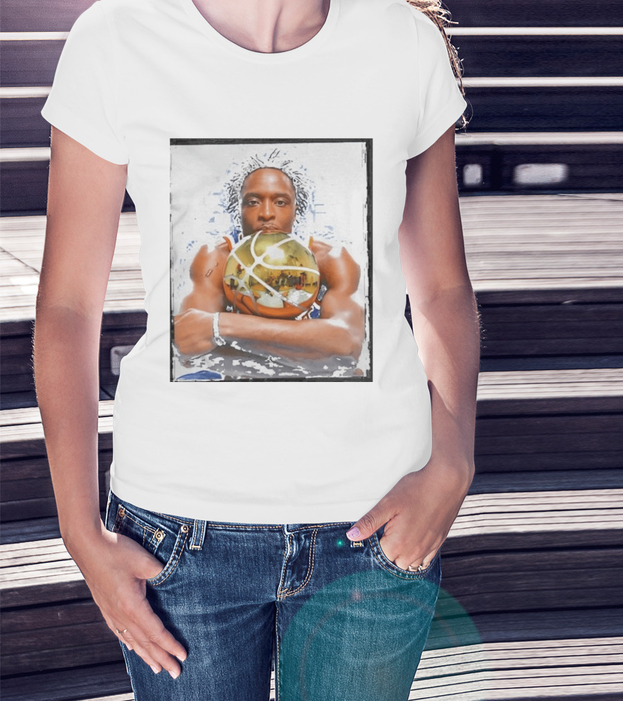 OG Anunoby Basketball Reflection Artistic Slam Magazine Photoshoot T-Shirt