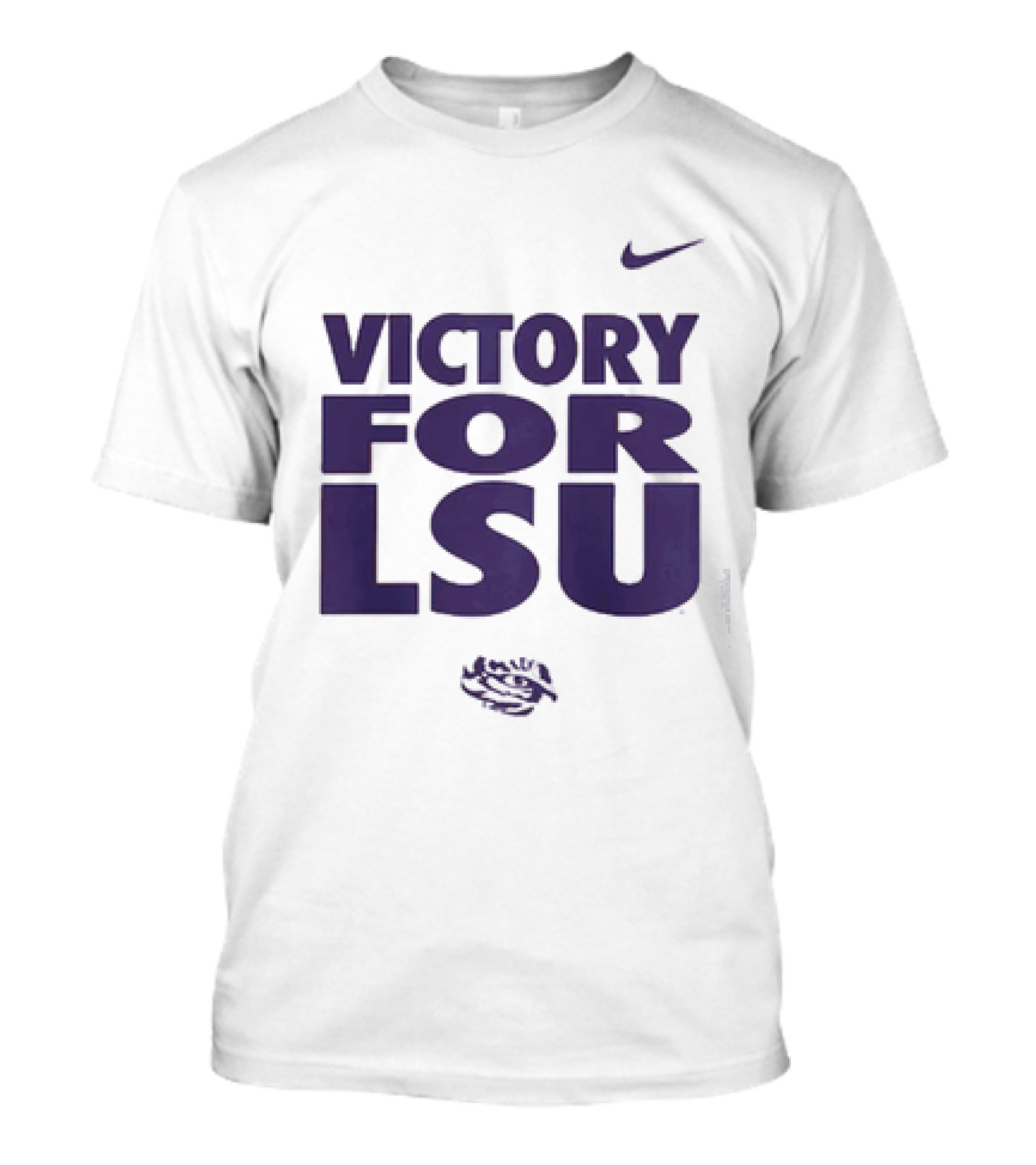 Victory For LSU Nike Tigers T-Shirt