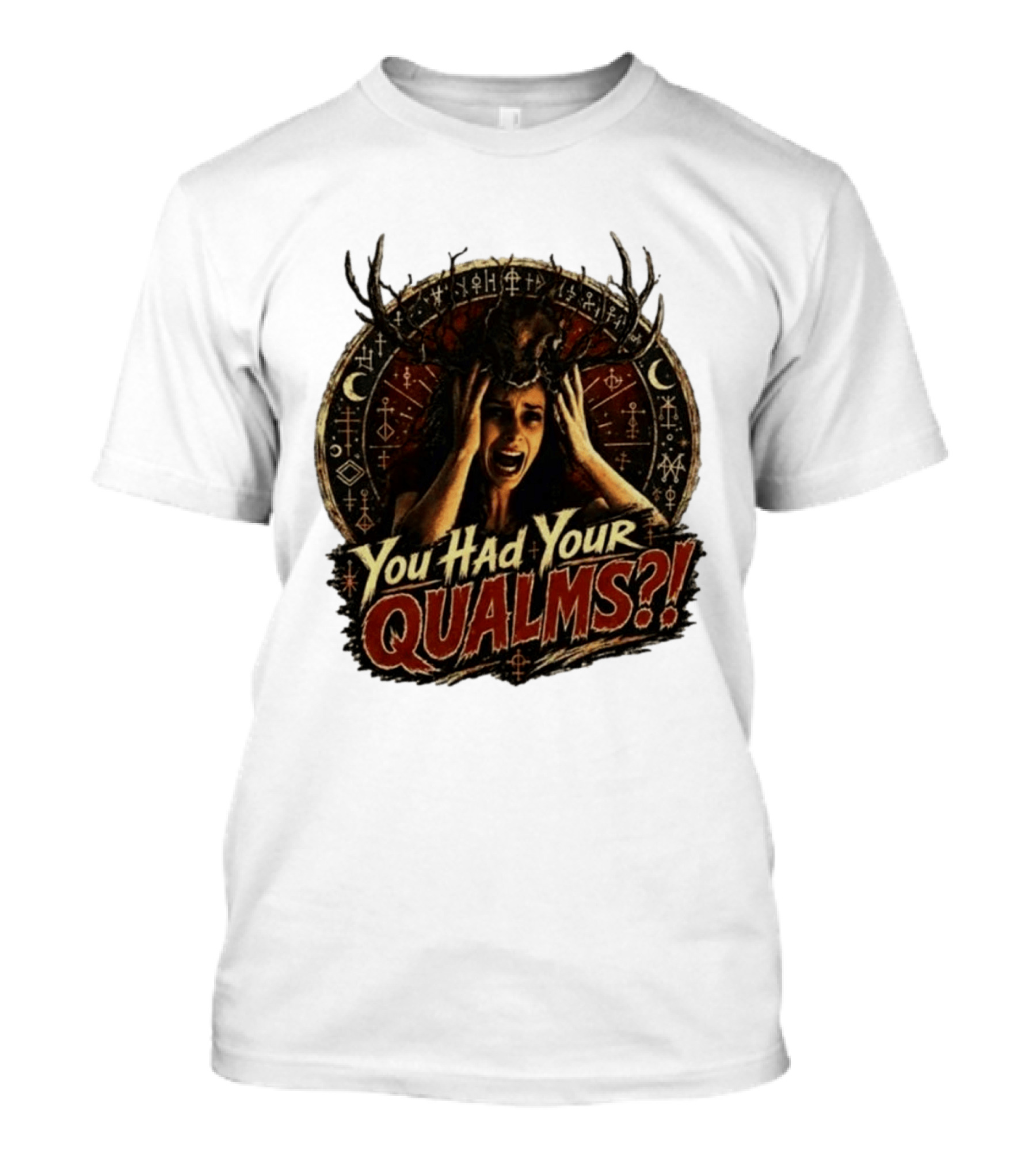 Patricia Widows Bay You Had Your Qualms Ritual Symbolism Antlered Figure T-Shirt