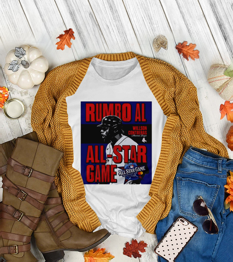 Rumbo AL All Star Game 2026 Willson Contreras Boston Red Sox Philadelphia T-Shirt