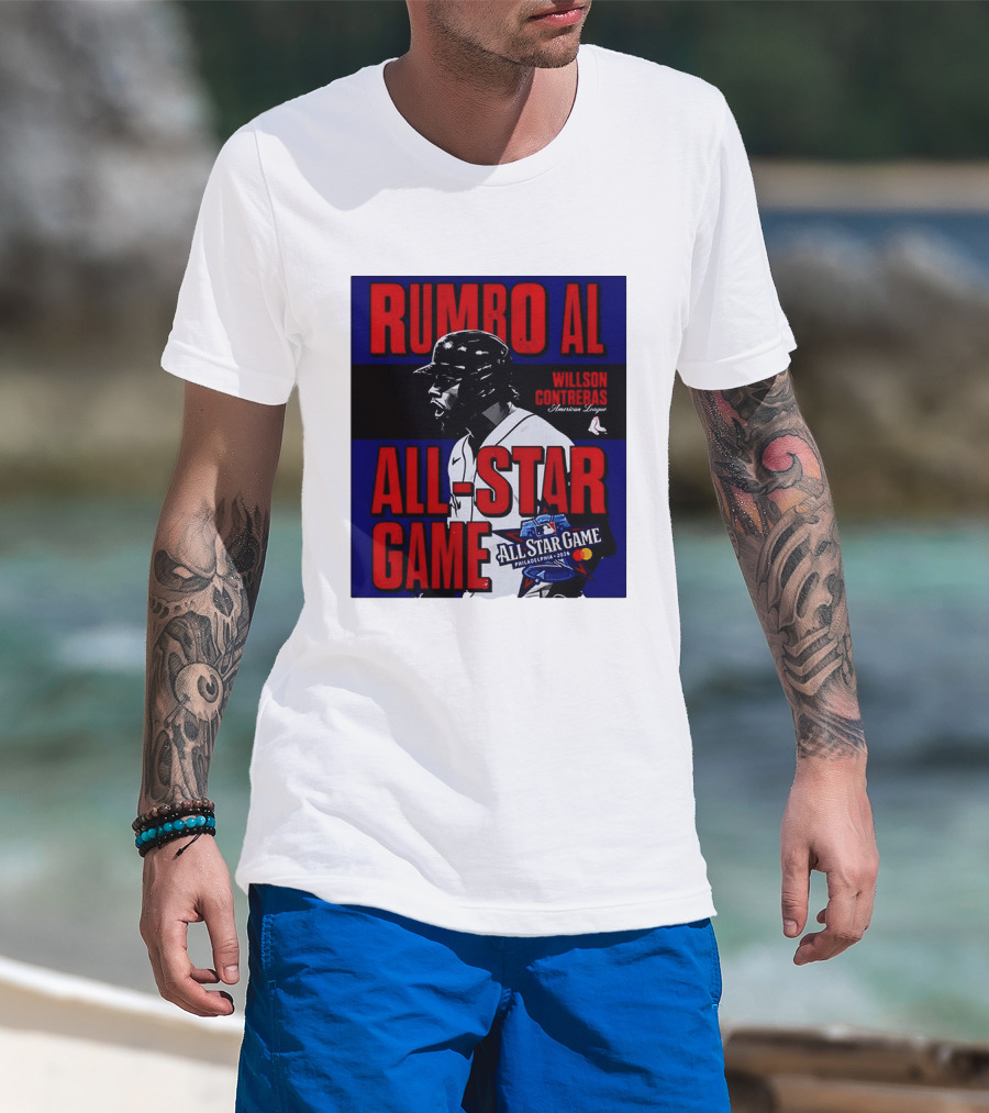 Rumbo AL All Star Game 2026 Willson Contreras Boston Red Sox Philadelphia T-Shirt