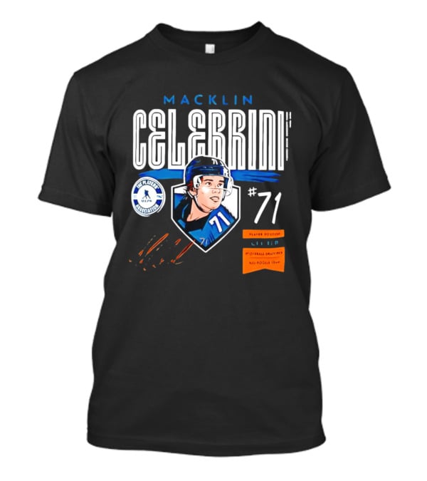 Macklin Celebrini NHLPA All Rookie Team 1st Overall Draft Pick #71 Center T-Shirt