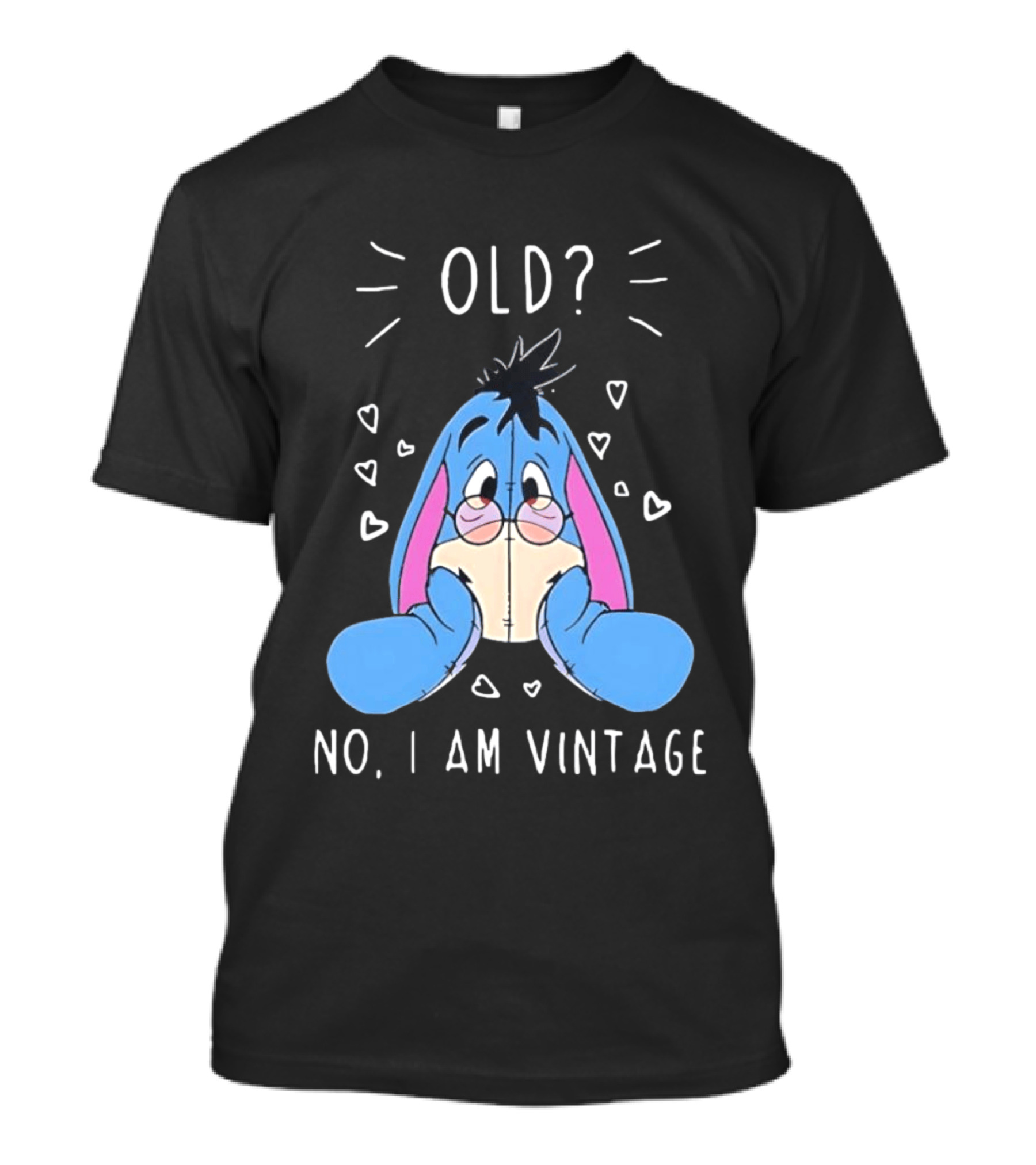 Old No I Am Vintage Disney Eeyore Wearing Glasses T-Shirt
