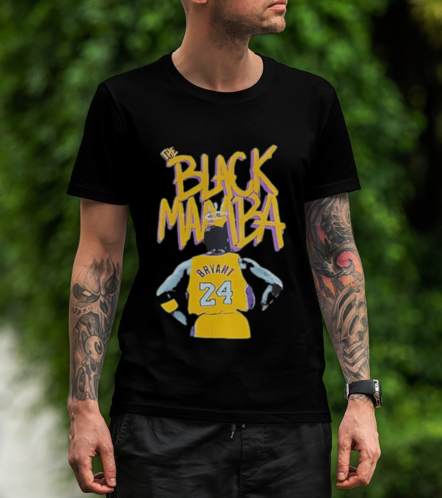 The Black Mamba Bryant 24 Los Angeles Lakers T-Shirt