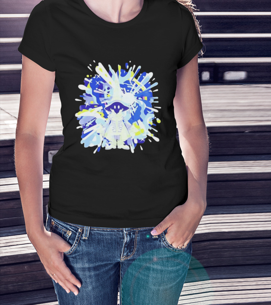 Vivi Ornitier Final Fantasy Black Mage Magic Stars Explosion T-Shirt