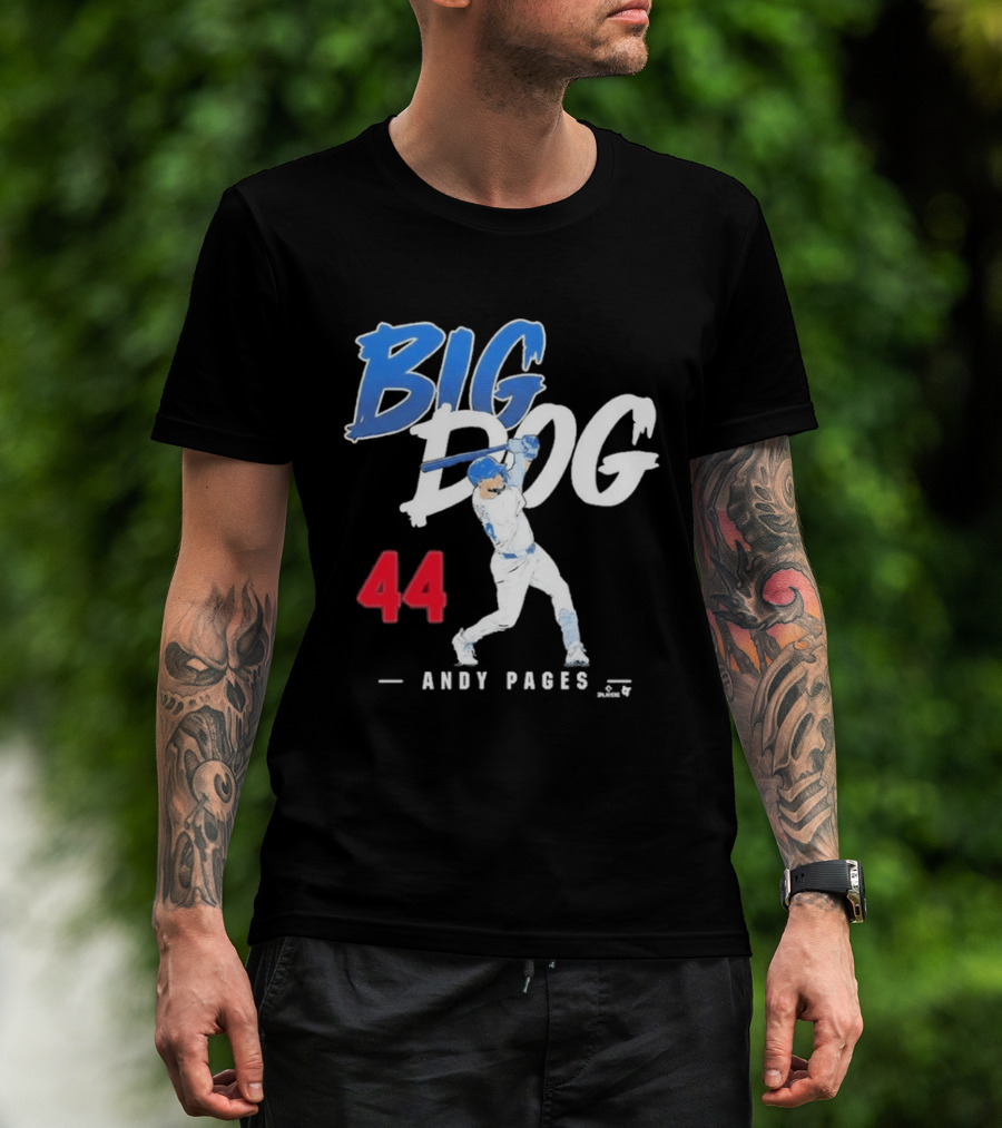 MLB Los Angeles Dodgers Andy Pages 44 Big Dog T-Shirt