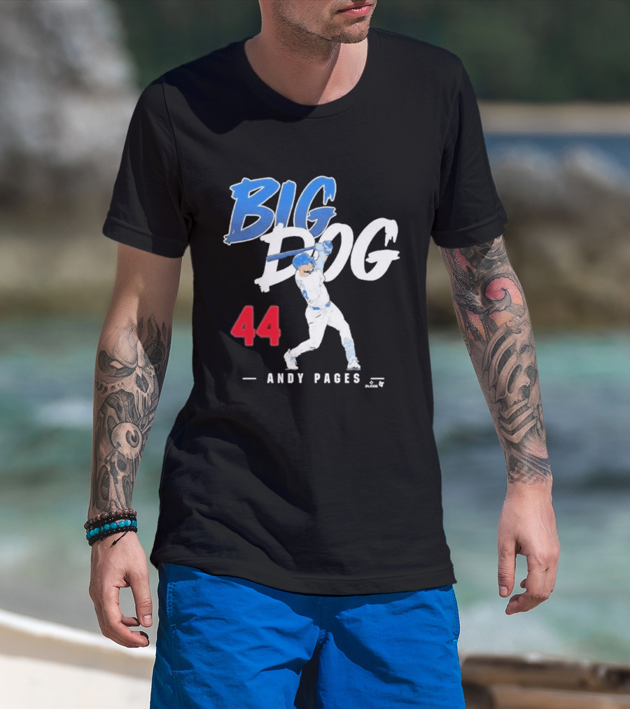 MLB Los Angeles Dodgers Andy Pages 44 Big Dog T-Shirt