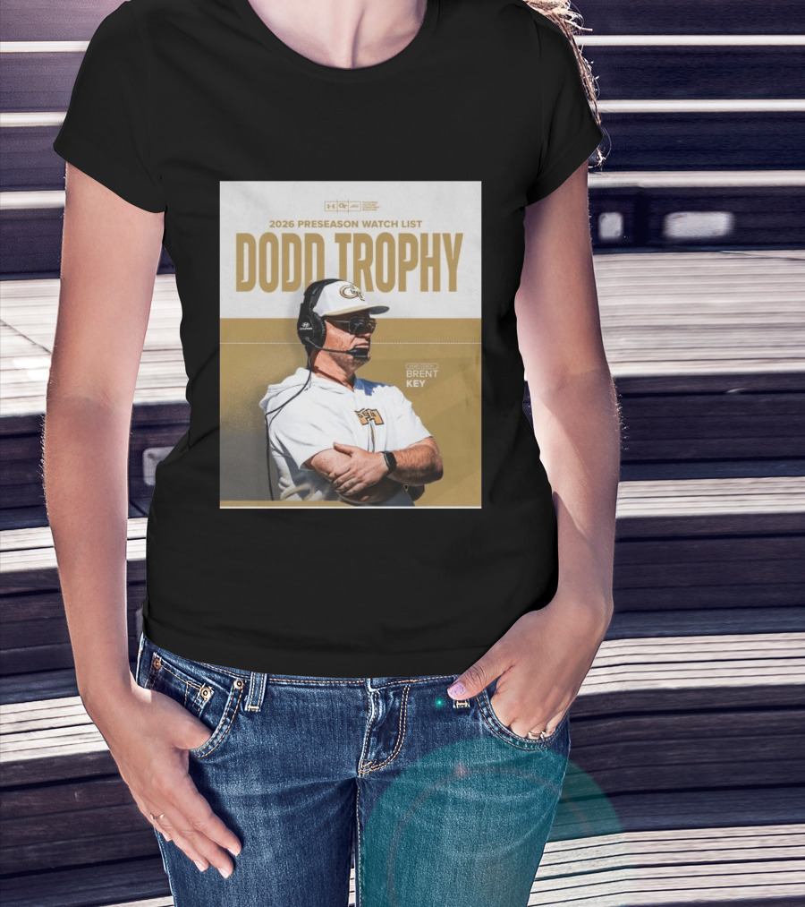 2026 Preseason List Dodd Trophy Head Coach Brent Key T-Shirt