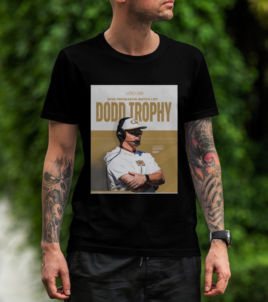 2026 Preseason List Dodd Trophy Head Coach Brent Key T-Shirt