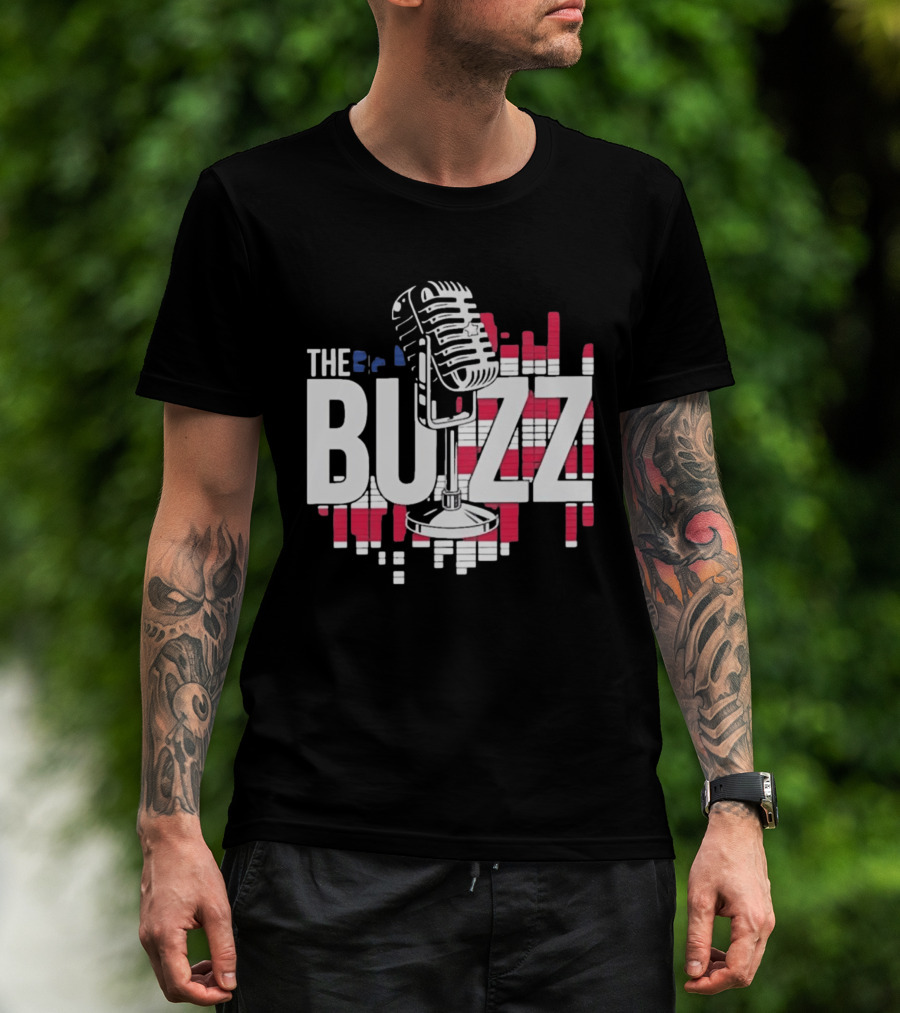 Podcast The Buzz Microphone T-Shirt