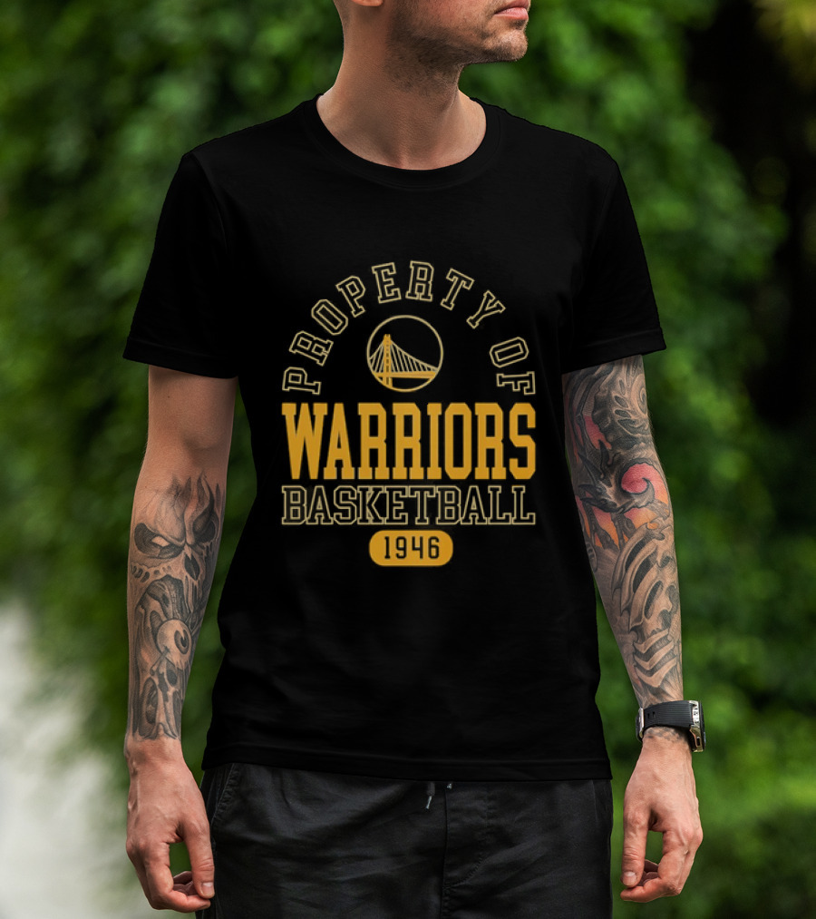 Property Of Warriors Basketball 1946 Golden State Iconic Team Heritage T-Shirt