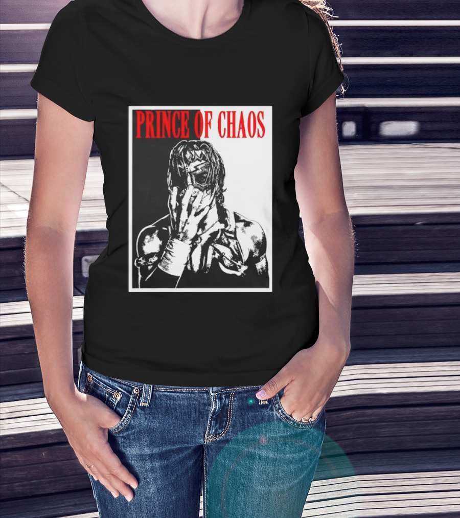 Shado Jr Prince Of Chaos Wrestling Lucha Libre Masked Wrestler T-Shirt