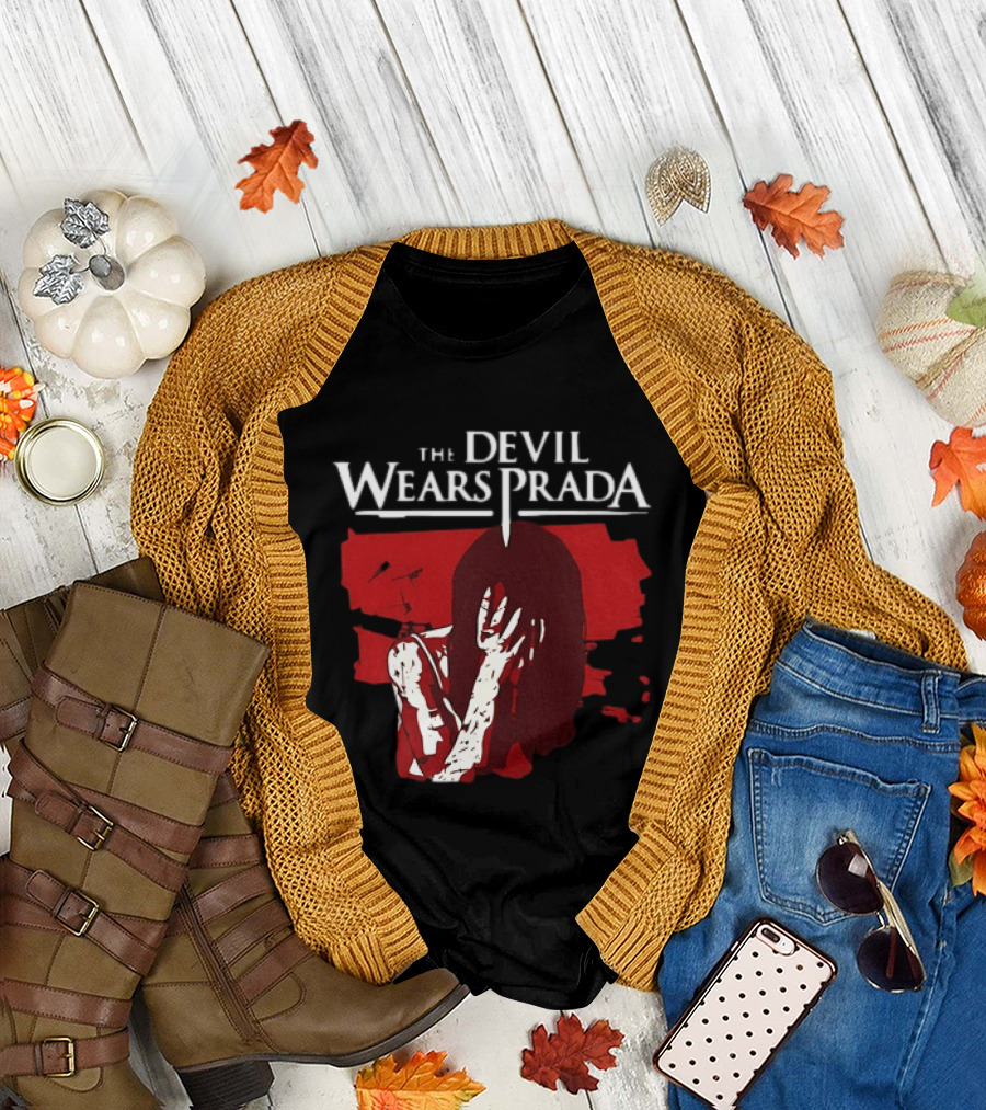 The Devil Wears Prada Crying Girl Red T-Shirt