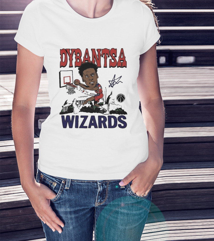 Dybantsa Washington Wizards Rookie Tri Blend Homage T-Shirt