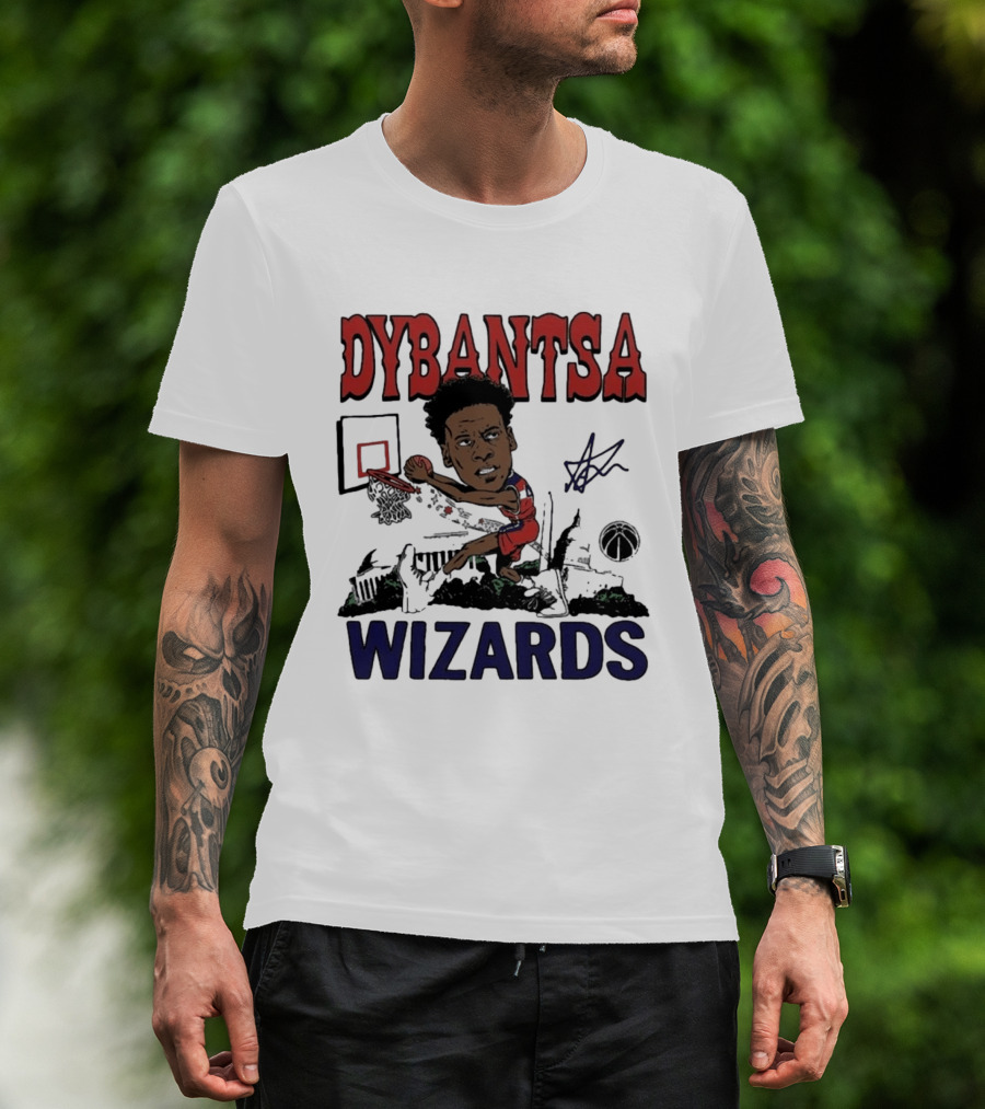 Dybantsa Washington Wizards Rookie Tri Blend Homage T-Shirt