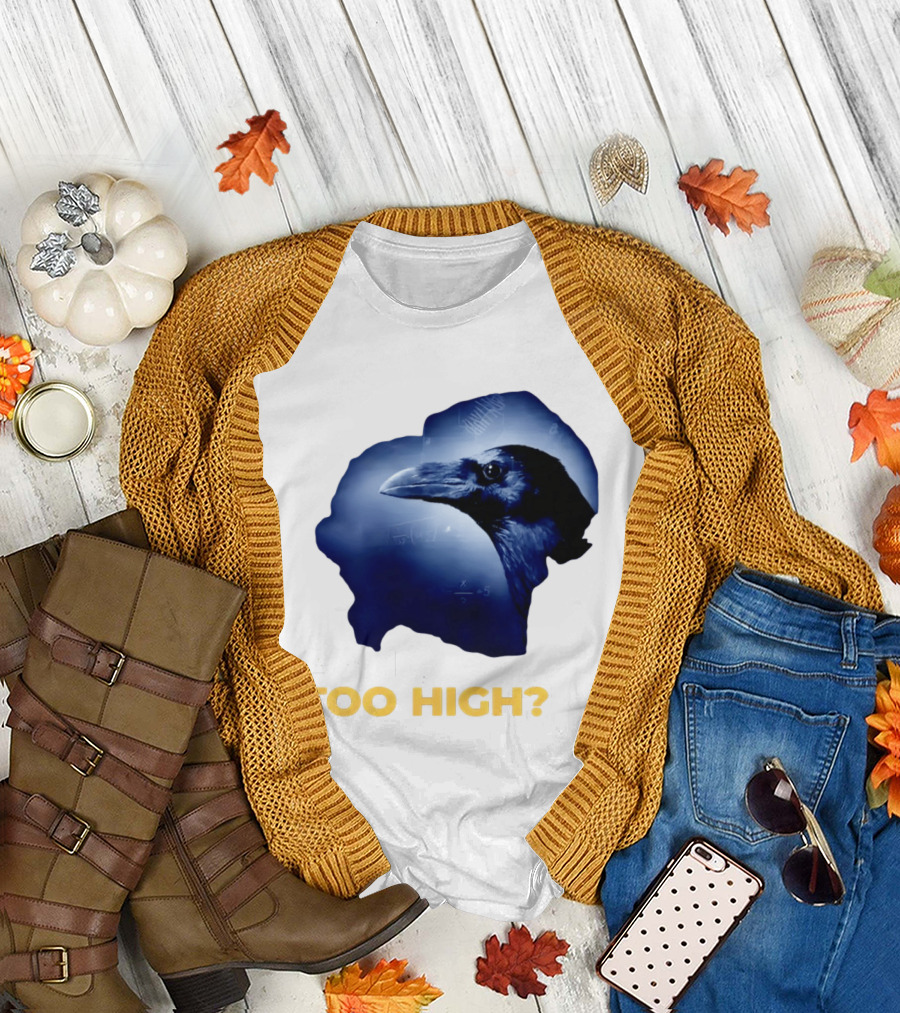 An IQ Too High Raven Sarcasm Meme T-Shirt