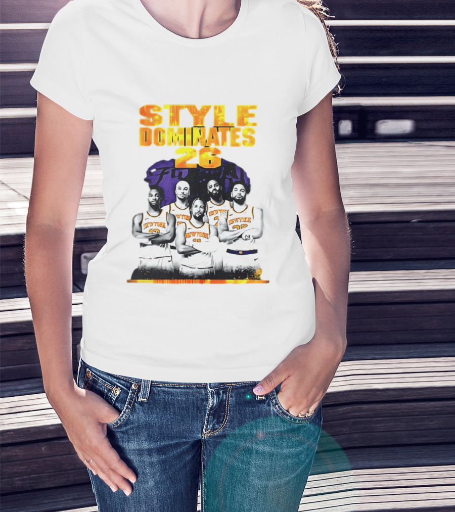 New York Knicks Basketball Style Dominates 26 T-Shirt