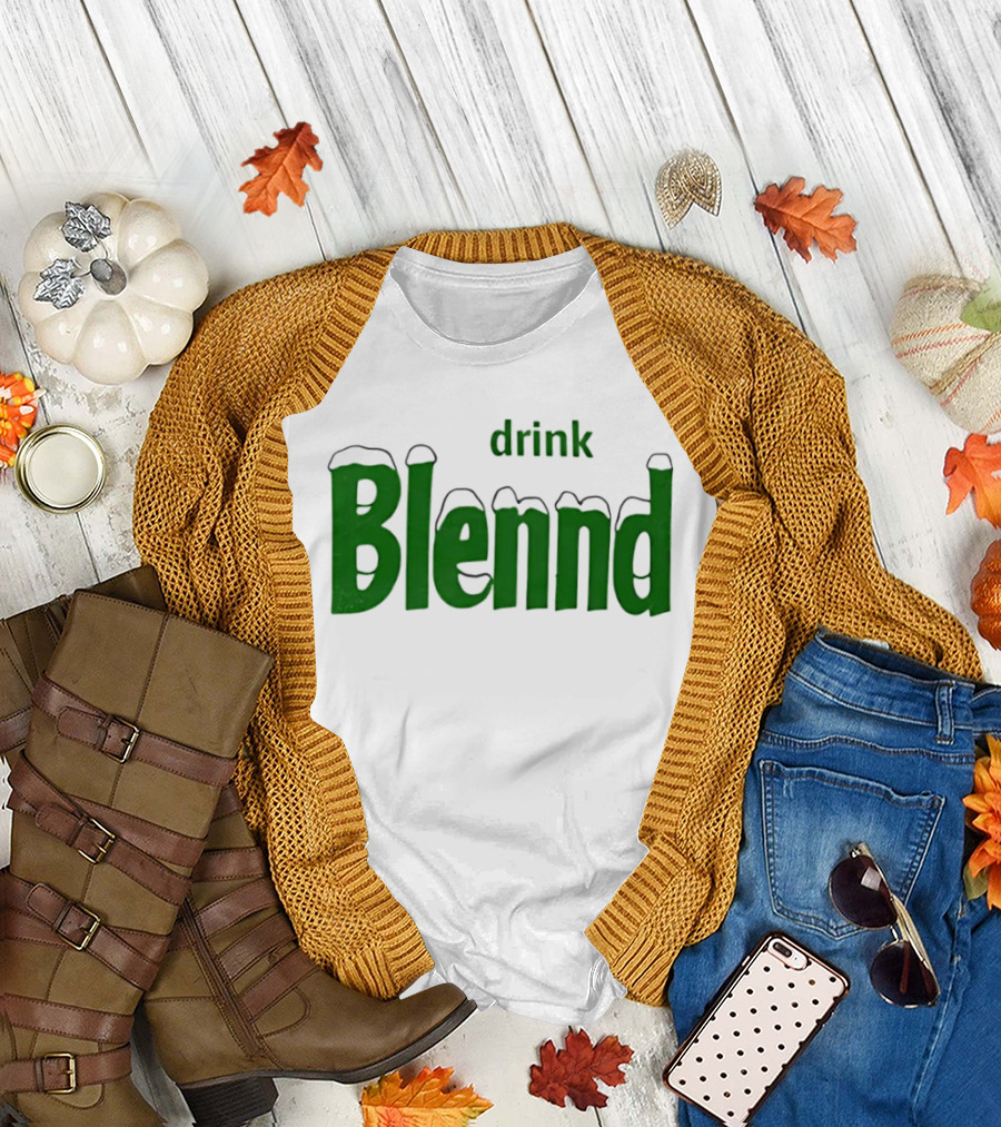 Refresh Your Routine Drink Blennd Green T-Shirt