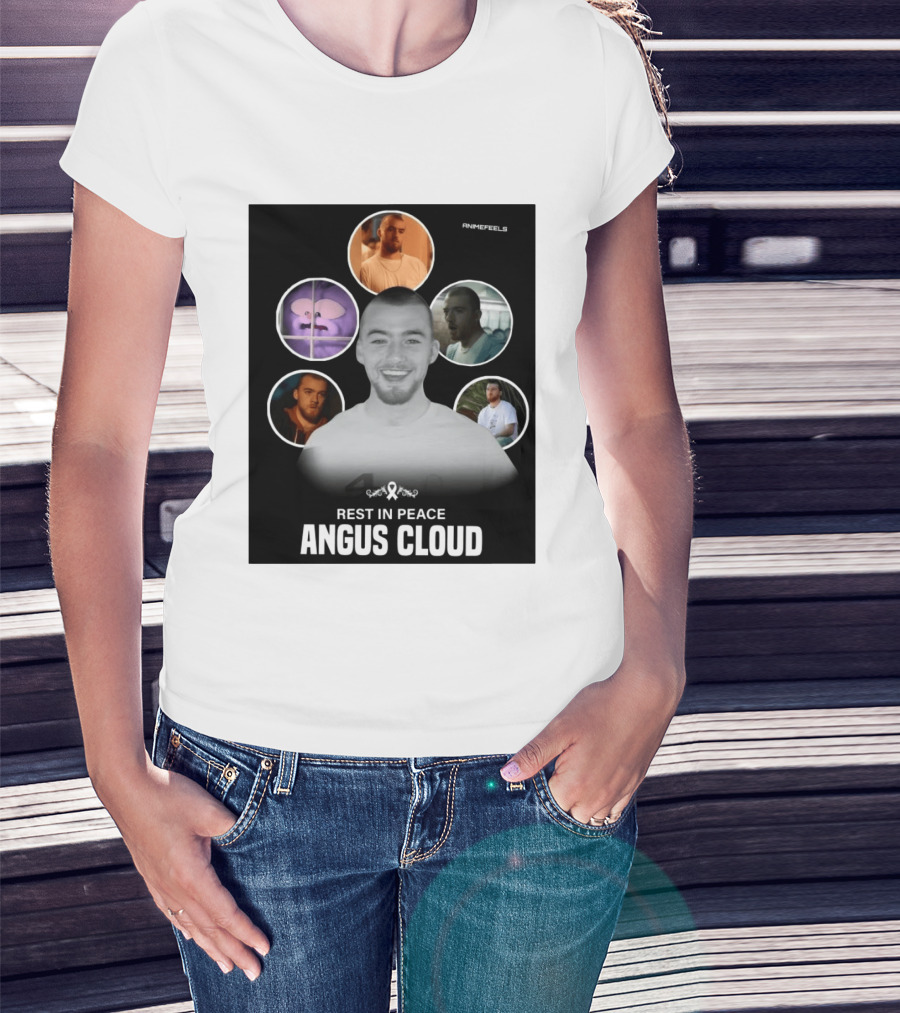 Angus Cloud Memorial Tribute AnimeFeels Rest In Peace T-Shirt