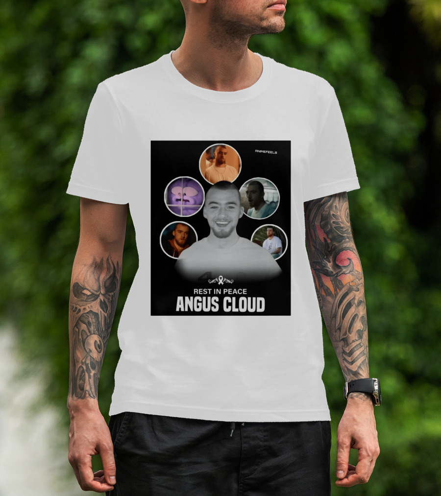 Angus Cloud Memorial Tribute AnimeFeels Rest In Peace T-Shirt