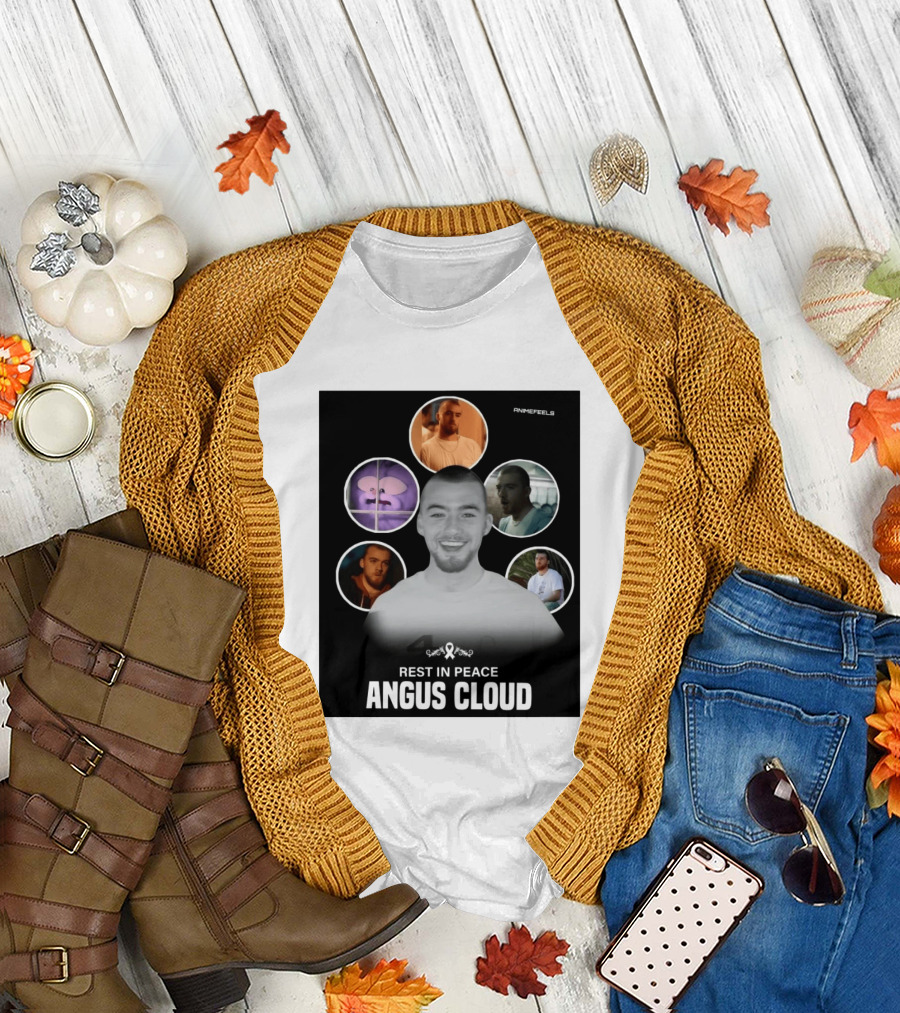 Angus Cloud Memorial Tribute AnimeFeels Rest in Peace T-Shirt
