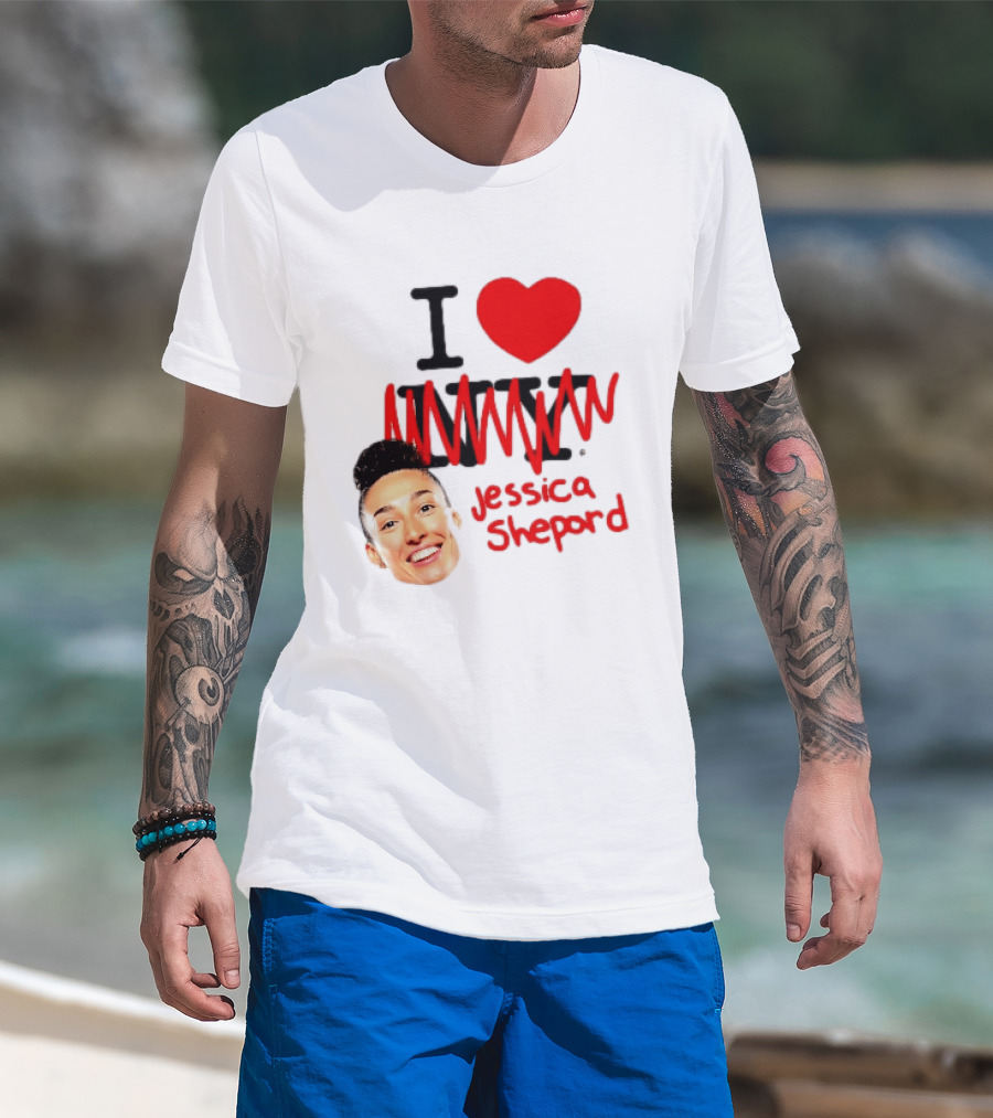 I Love NY Jessica Shepard Heartbeat T-Shirt