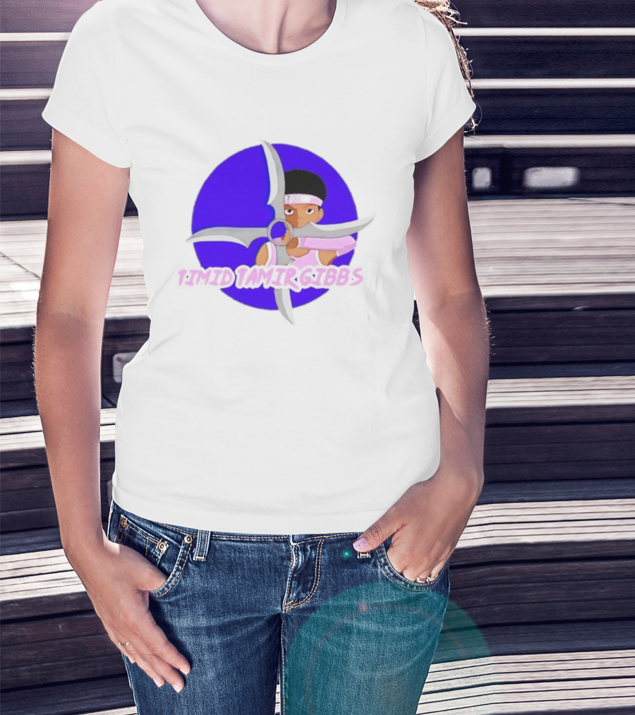Timid Tamir Gibbs Windmill Shuriken Ninja T-Shirt