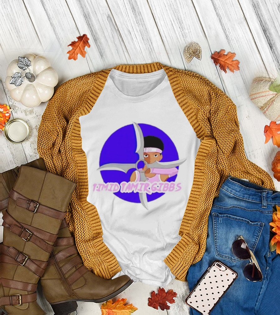 Timid Tamir Gibbs Windmill Shuriken Ninja T-Shirt