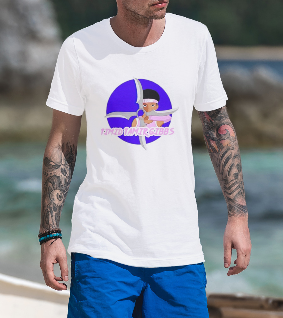 Timid Tamir Gibbs Windmill Shuriken Ninja T-Shirt