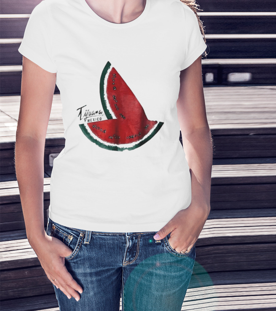 Tijuana Mexico Watermelon Summer Snack Souvenir T-Shirt