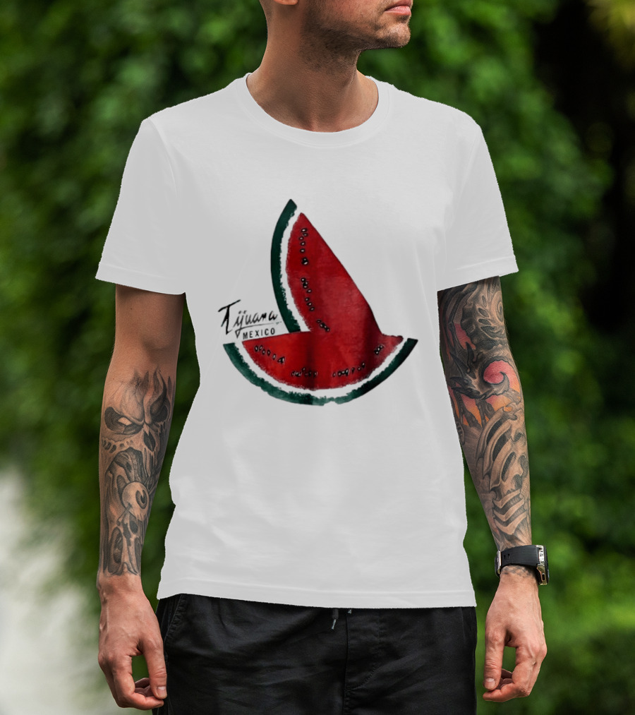 Tijuana Mexico Watermelon Summer Snack Souvenir T-Shirt