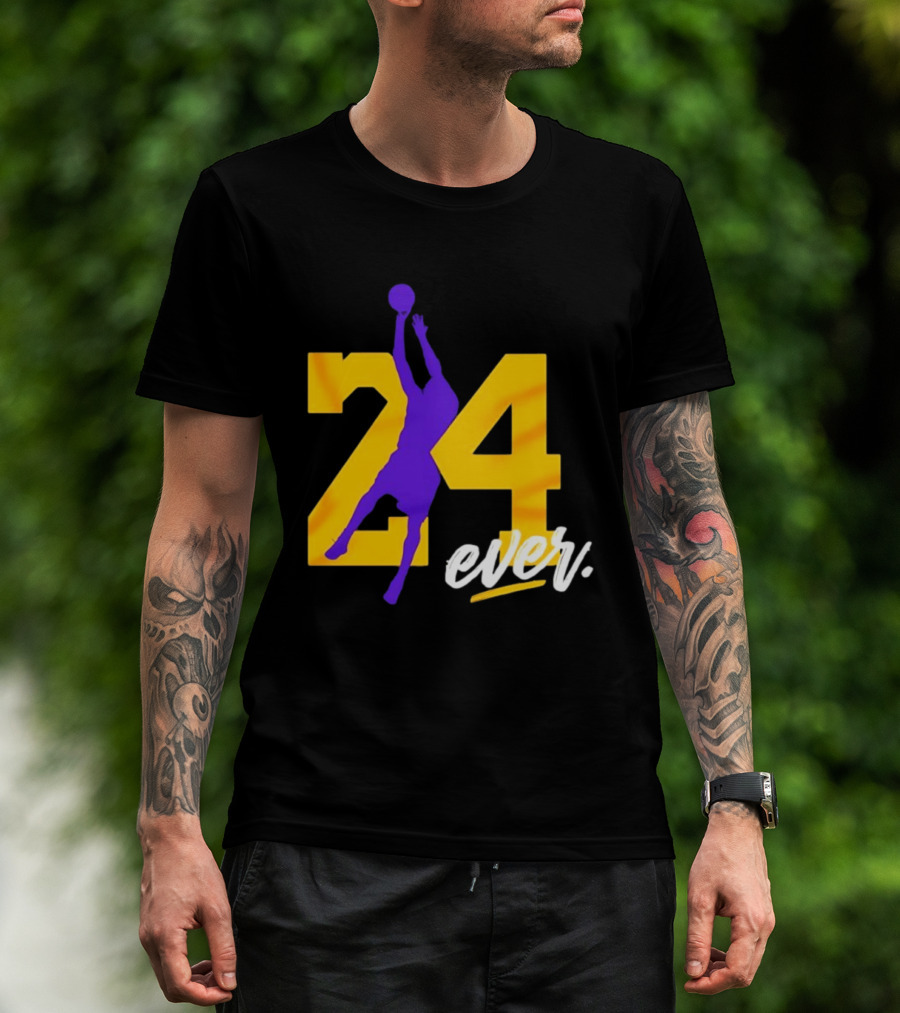 Kobe Bryant Los Angeles Lakers 24 Ever Basketball Legend T-Shirt