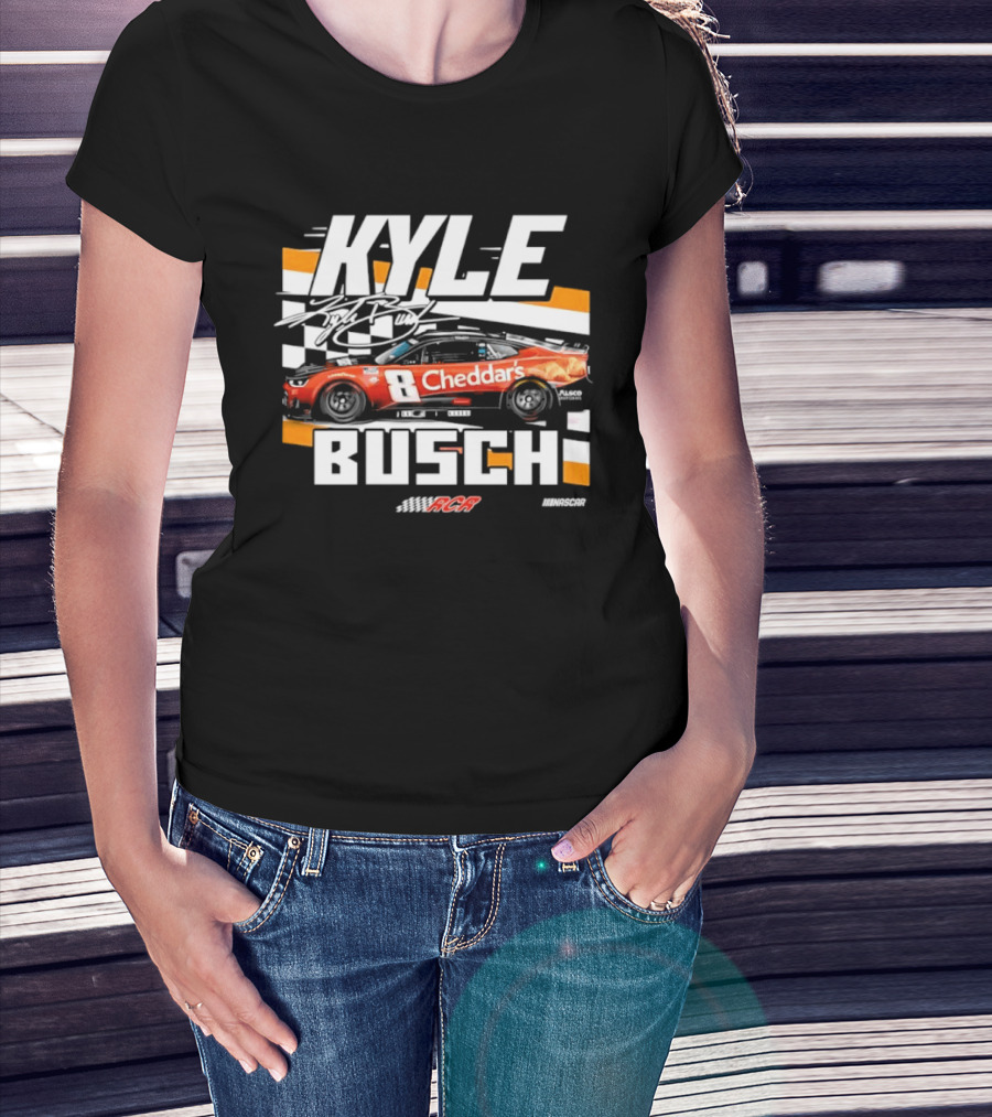 Kyle Busch Cheddar's NASCAR 8 Richard Childress Racing RCR T-Shirt